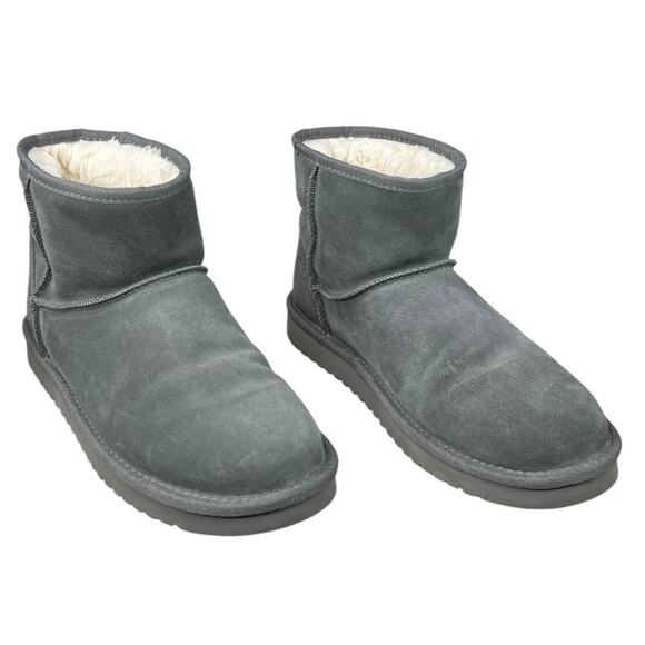 Koolaburra X UGG Women’s Burra Mini Grey Suede Winter Boot Size US 7 - Picture 5 of 11